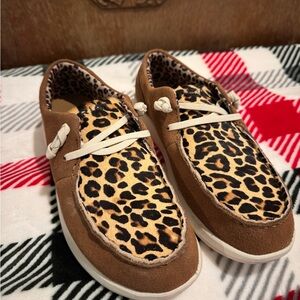 Ariat Leopard Print Casual Slip-Ons